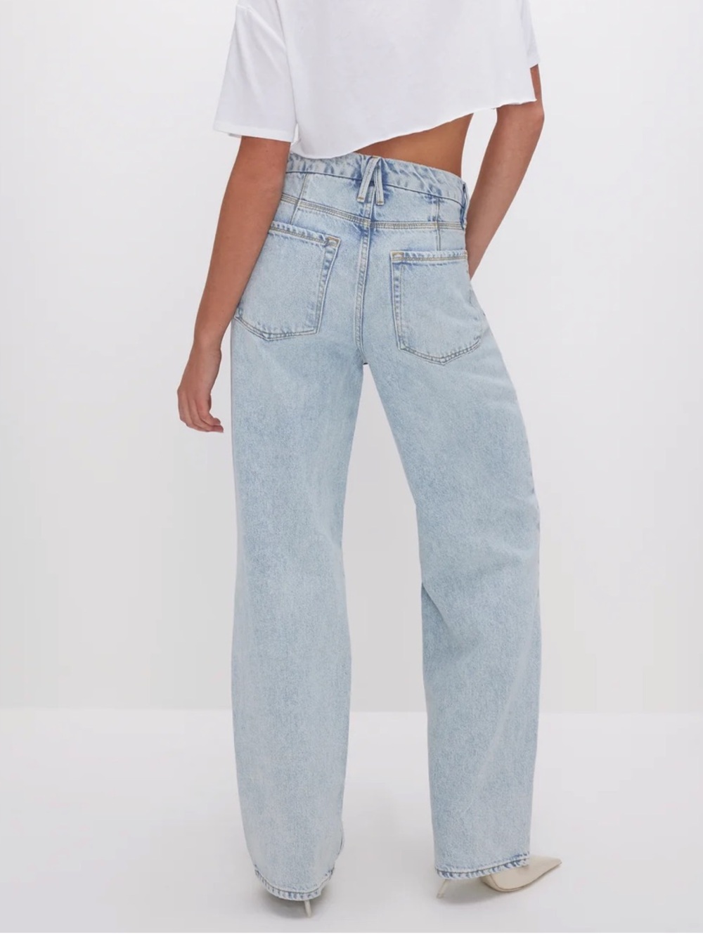 Good American Good Petite 90s Mid-Rise - Picture 5 of 5